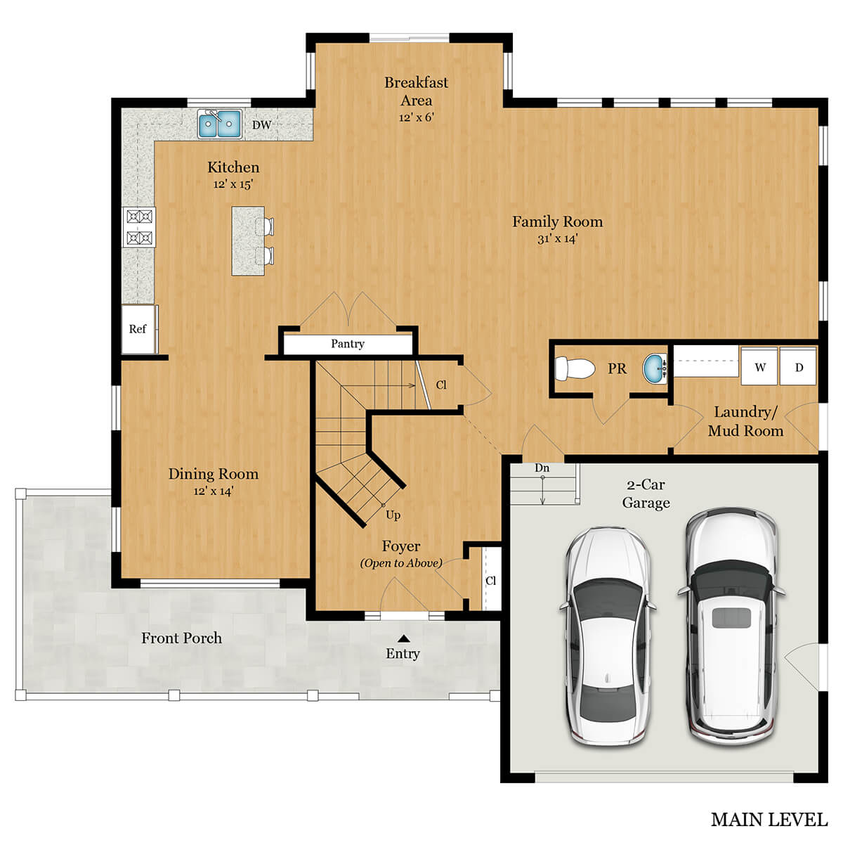 Souther Red Oak Floor Plan 1