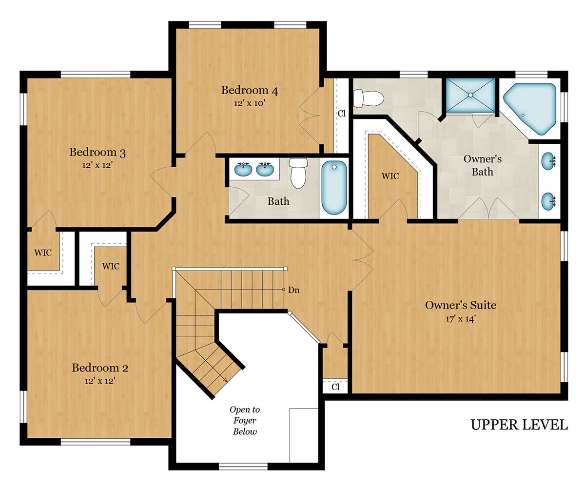 Southern Red Oak Floor Plan 2