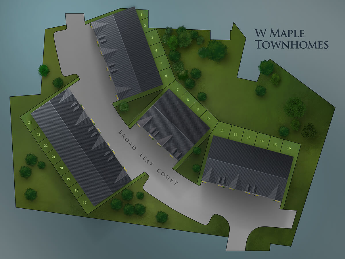 W Maple Townhomes Plat